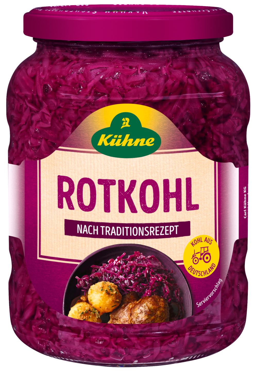 KÜHNE Rotkohl oder Apfelrotkohl