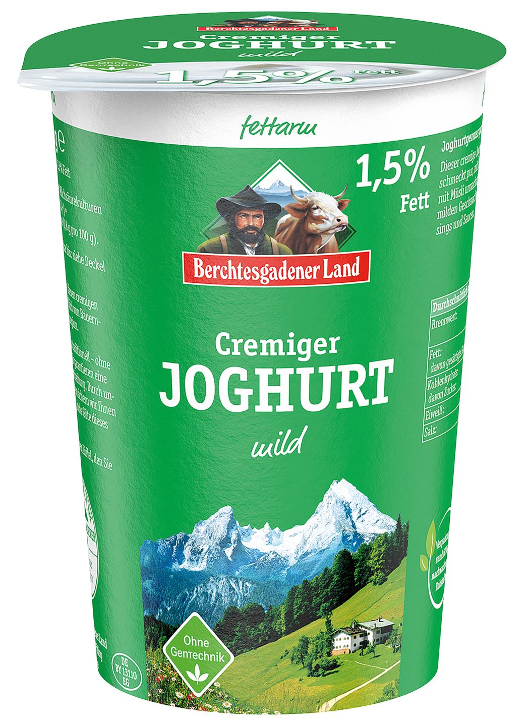 BERCHTESGADENER LAND Fettarmer Joghurt mild