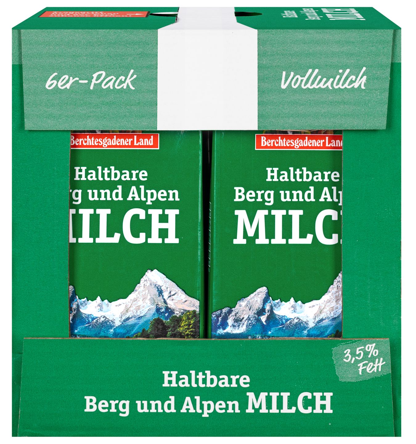 BERCHTESGADENER LAND Ein ganzer Karton Haltbare Berg- und Alpen-Vollmilch
