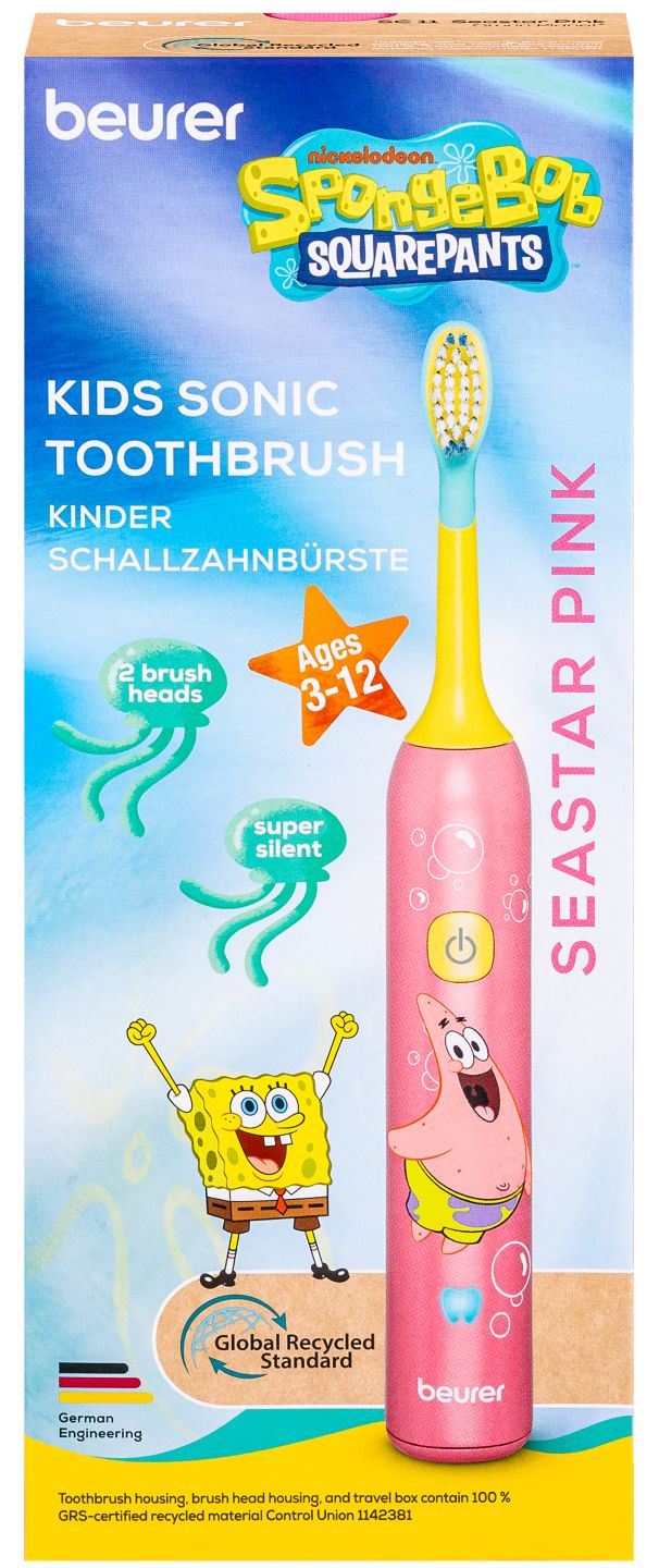 BEURER Kinder-Schallzahnbürste »Spongebob Schwammkopf«