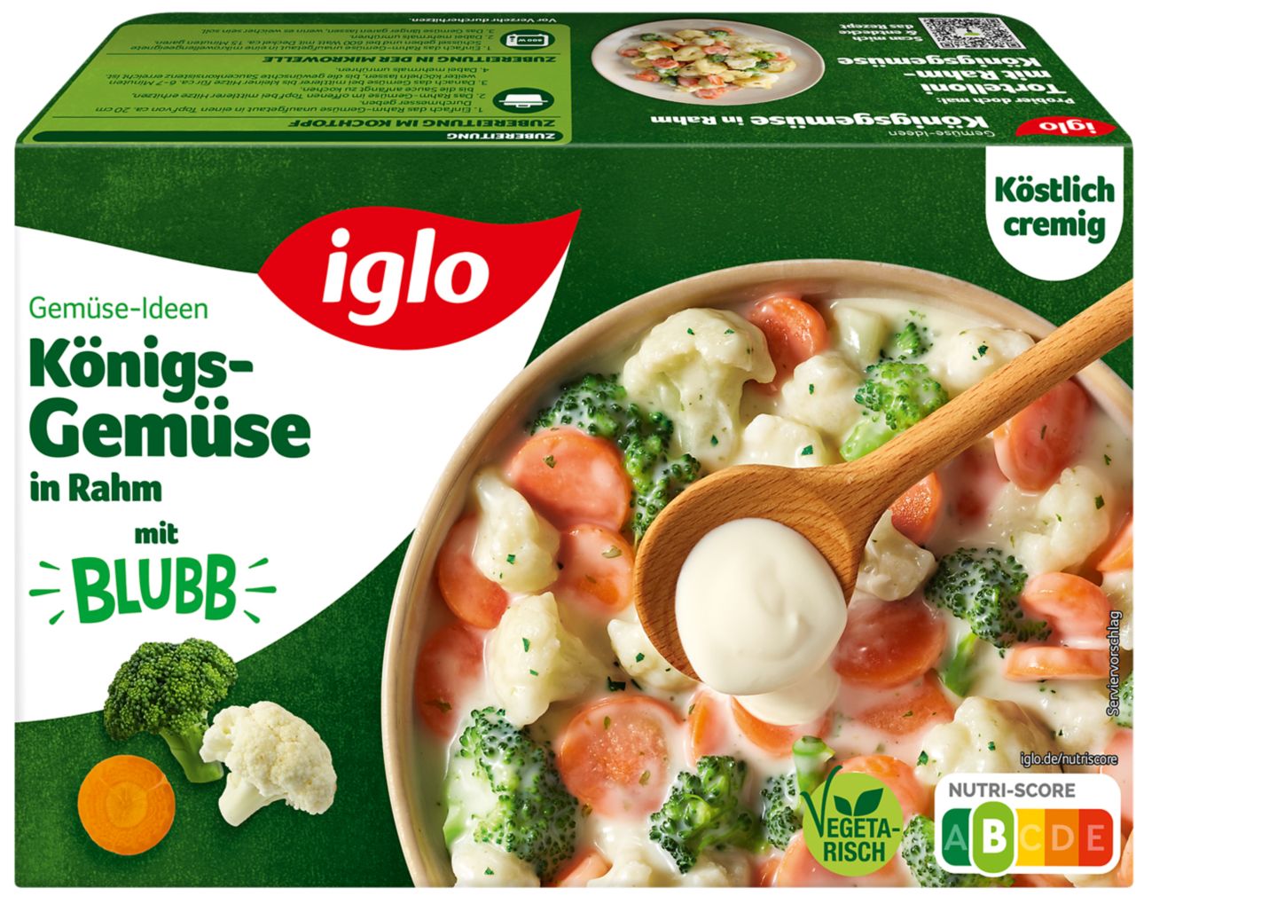 IGLO Rahm-, Buttergemüse oder Grüne Bohnen mit Speck