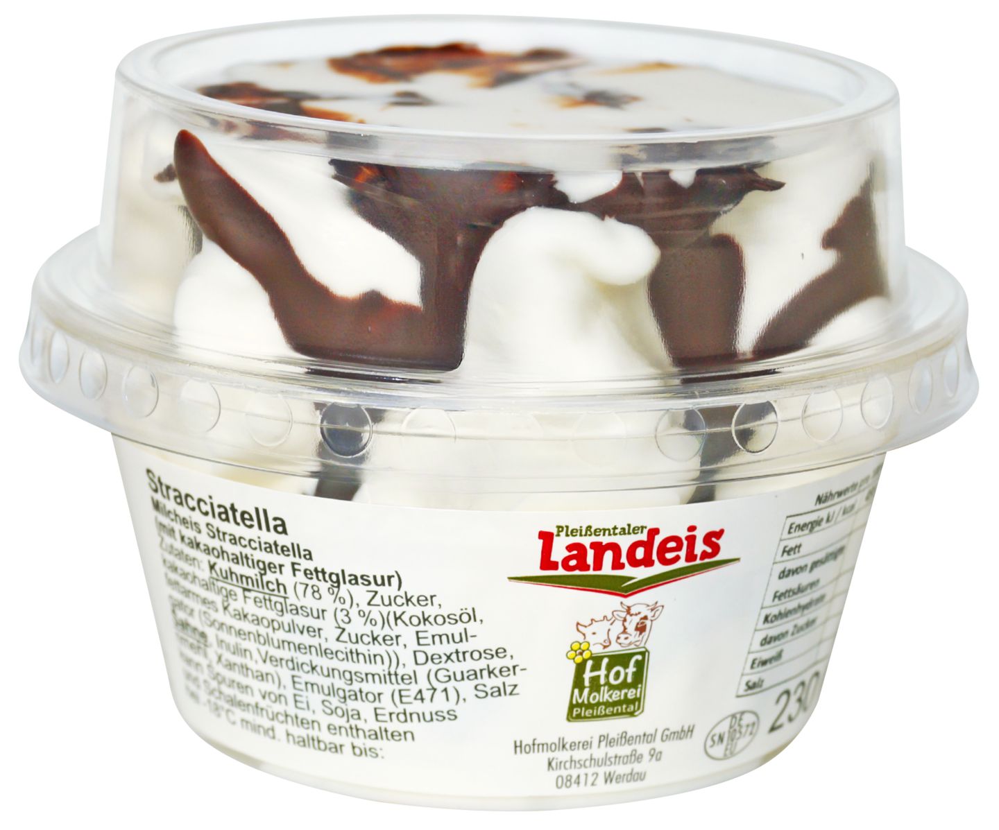 HOFMOLKEREI PLEISSENTAL »Landeis«-Eisbecher