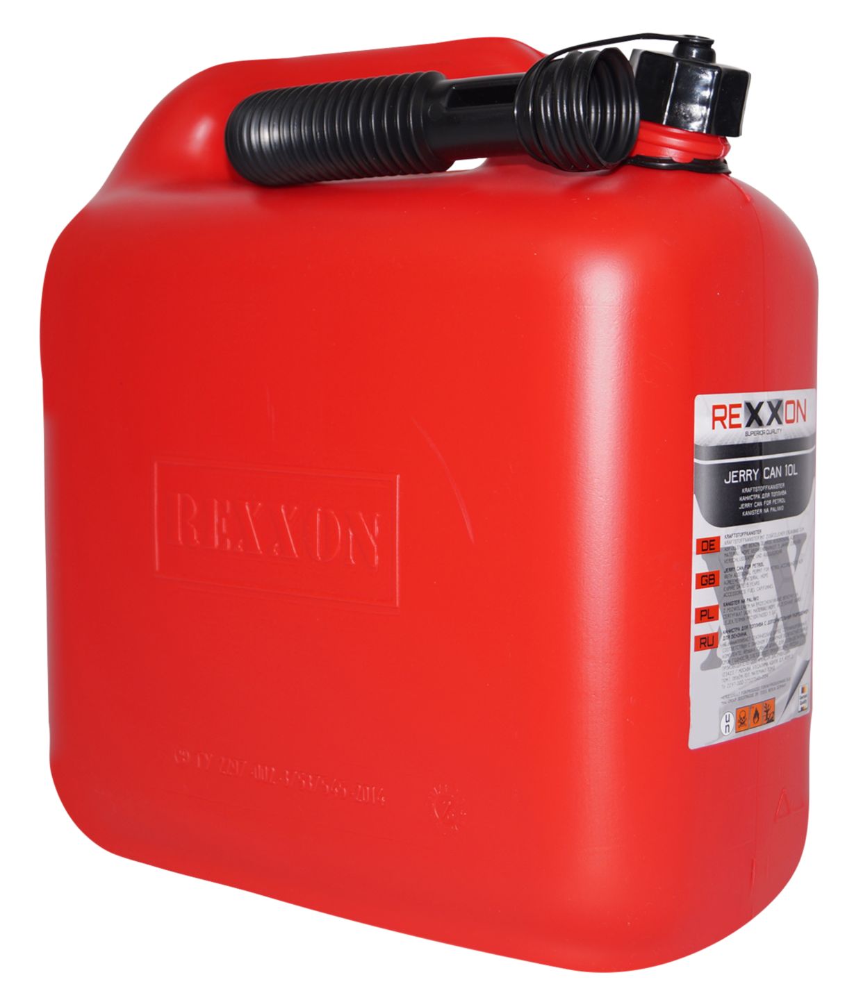 Rexxon Kanister na benzín, 10 l