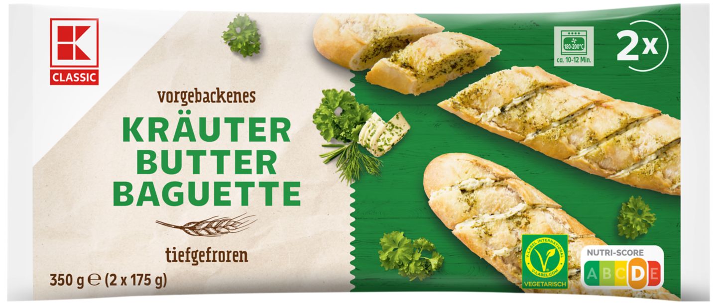 K-CLASSIC Baguette mit Kräuterbutter