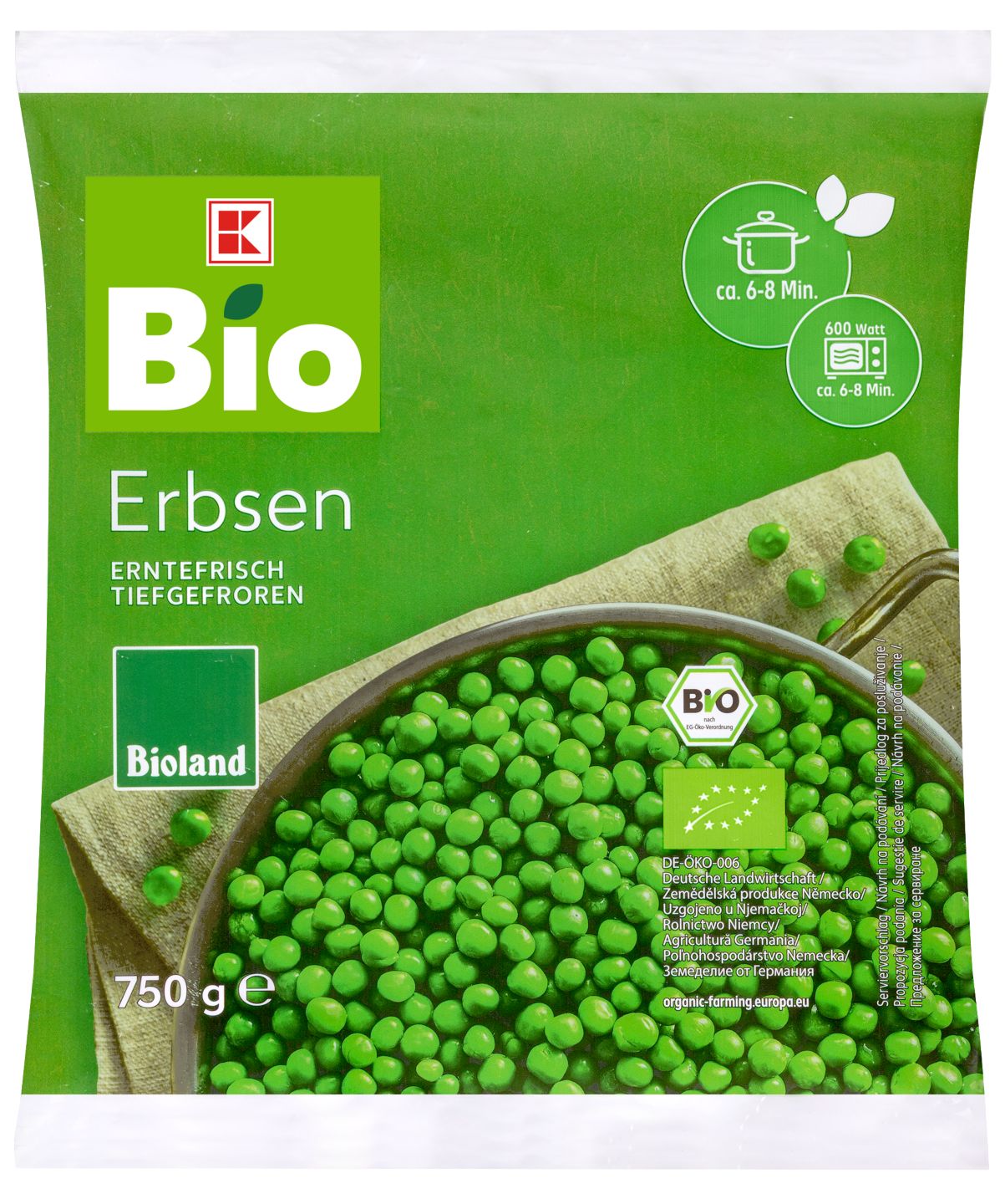 K-BIO Bioland Erbsen