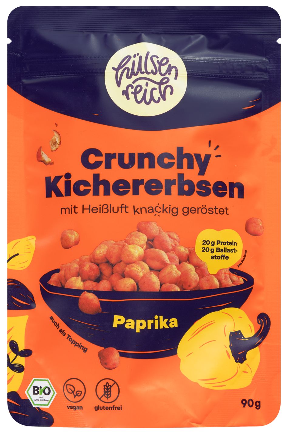 HÜLSENREICH Bio-Kichererbsensnack