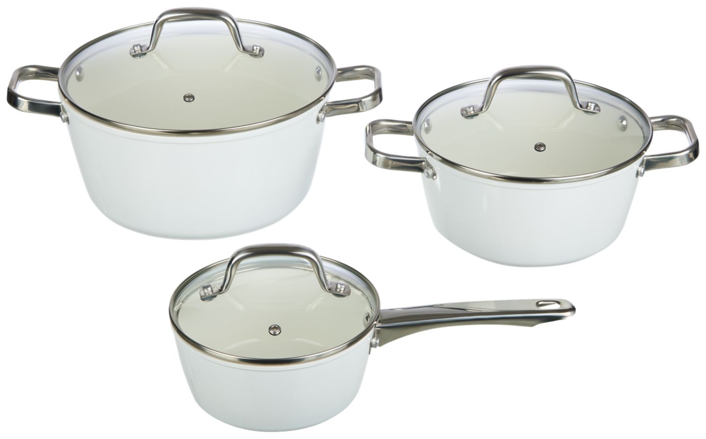 Изображение на STYLE'N COOK Комплект съдове
за готвене - 6 части