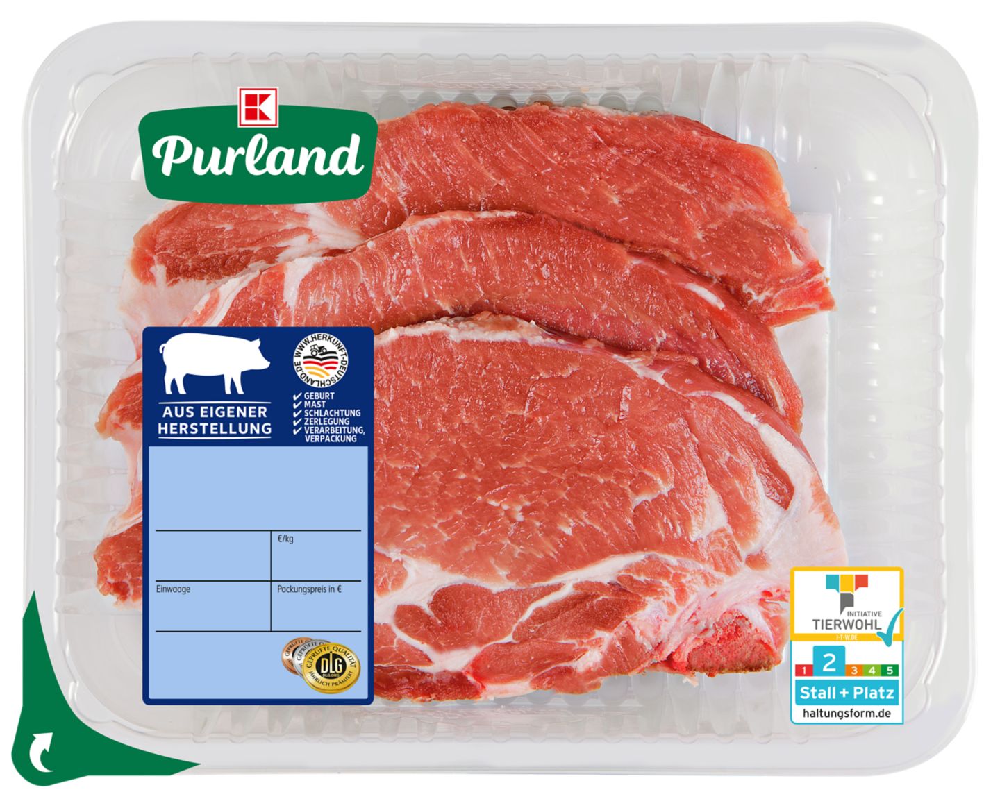 K-PURLAND Nacken-/Kammkotelett vom Schwein