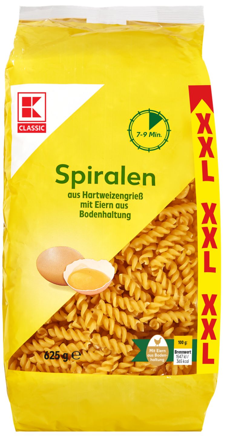 Изображение на K-CLASSIC Макарони фусили
с яйца