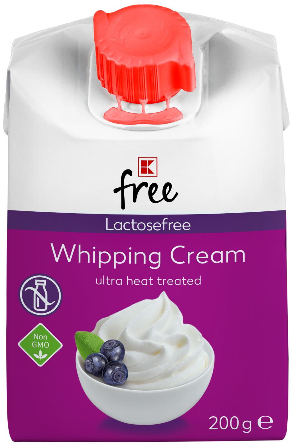 K-Free Trvanlivá smetana
s nízkým obsahem laktózy