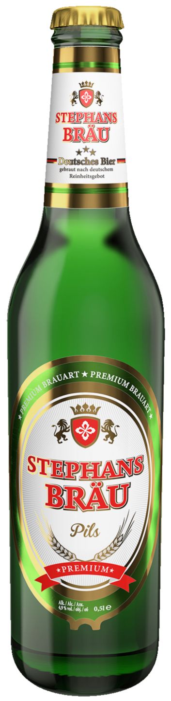 Stephansbräu Svijetlo pilsner pivo
MPC 2.5.2025=1,02€