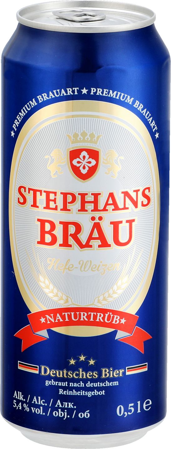 Stephansbräu Hefeweizen Pivo
světlý pšen. nefiltr. ležák