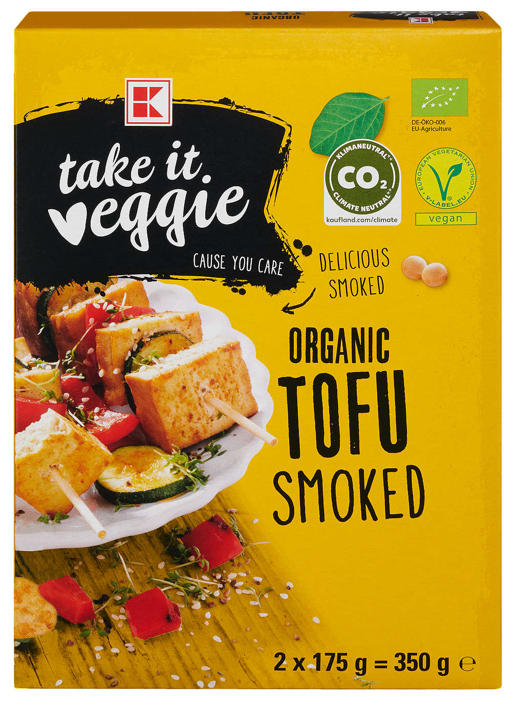 Fotografija ponude K-Take it veggie bio tofu dimljeni 2 x 175 g