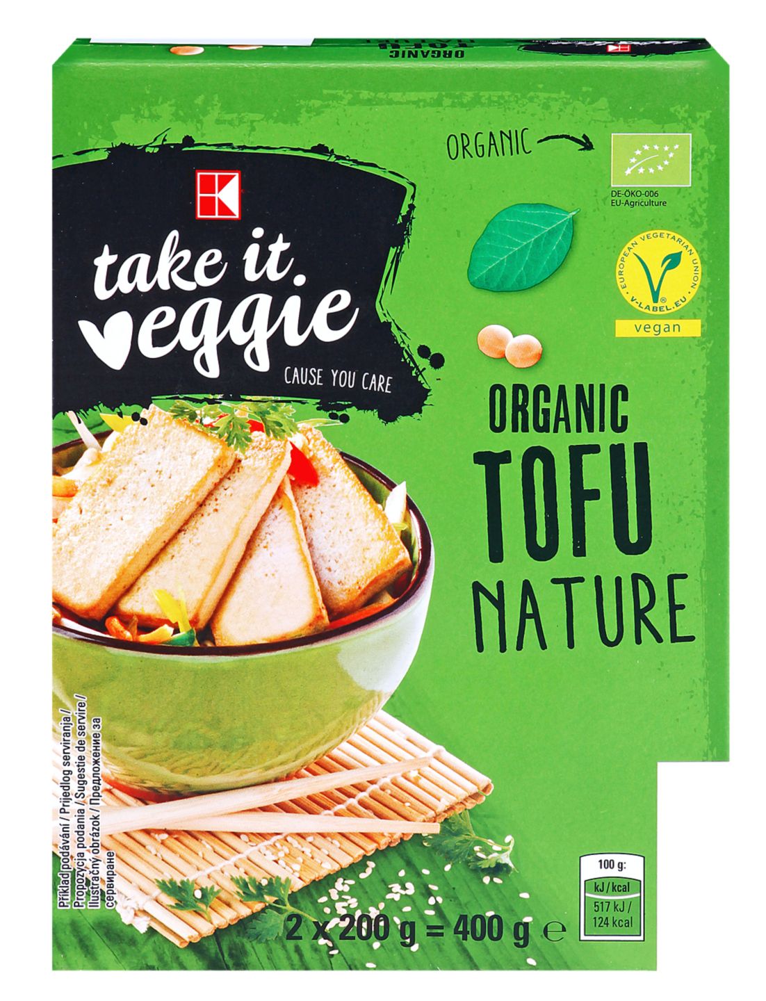 K-Take it veggie Tofu natur
MPC 2.5.2025=2,39€