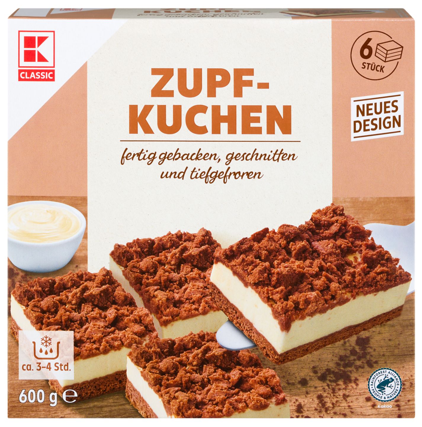 K-Classic Čokoládové řezy s tvarohem