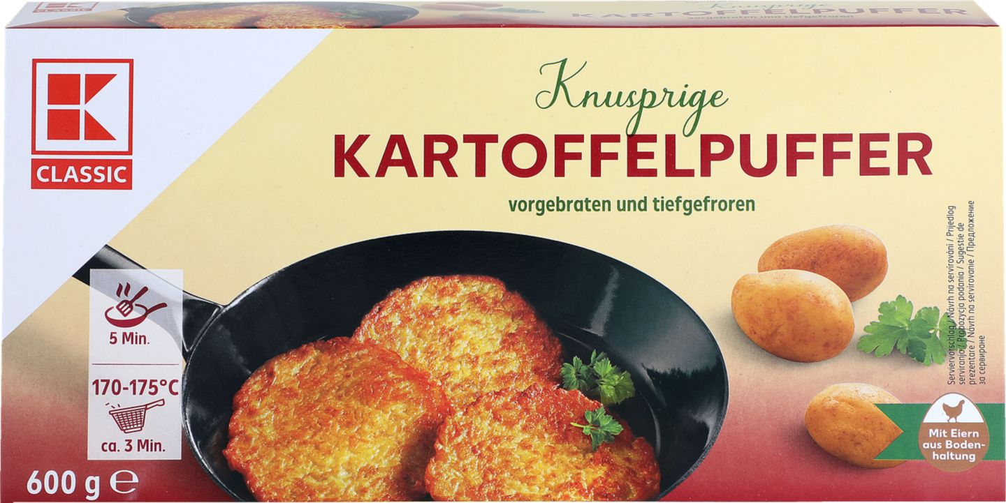 K-Classic Zemiakové placky
mrazené