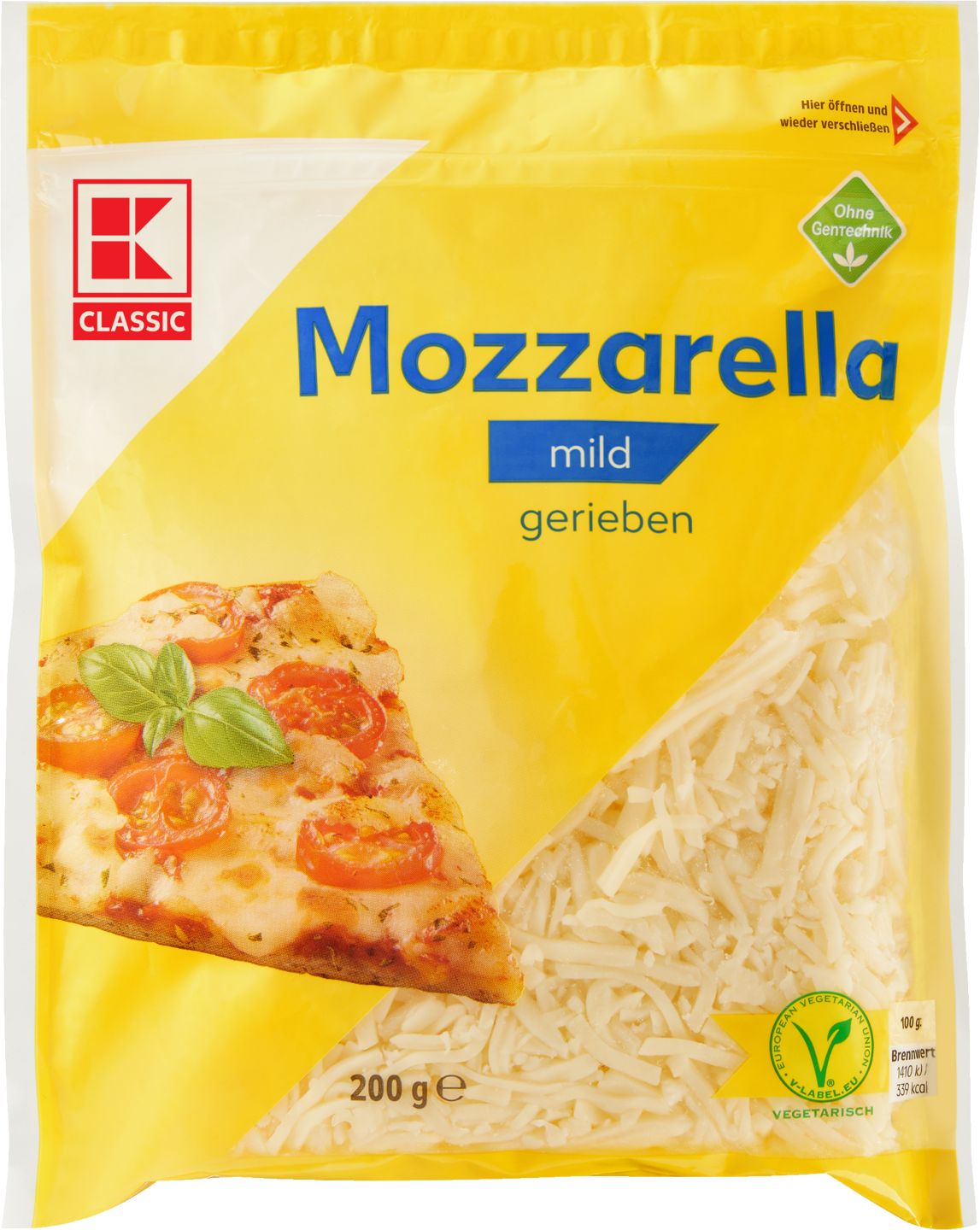 K-Classic Mozzarella strouhaná