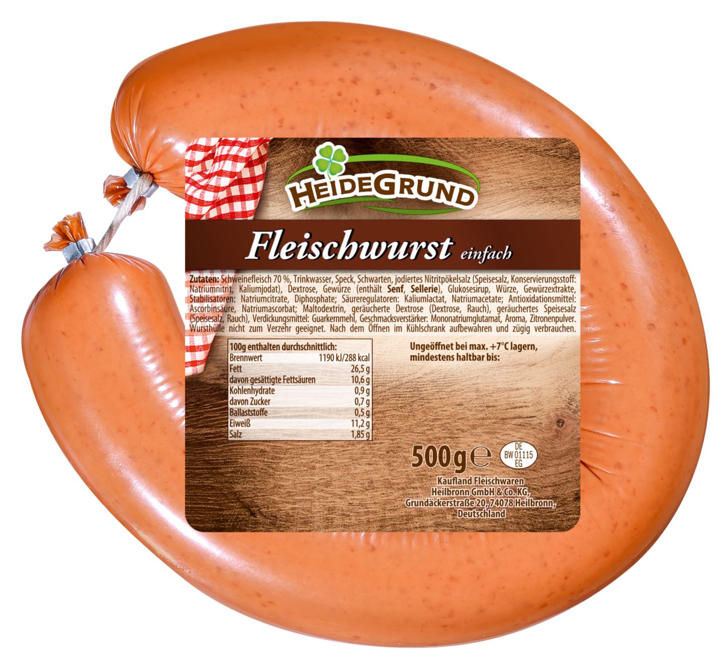 HEIDEGRUND Fleischwurst