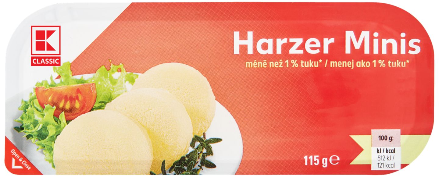 K-Classic Tvarůžky mini
různé druhy