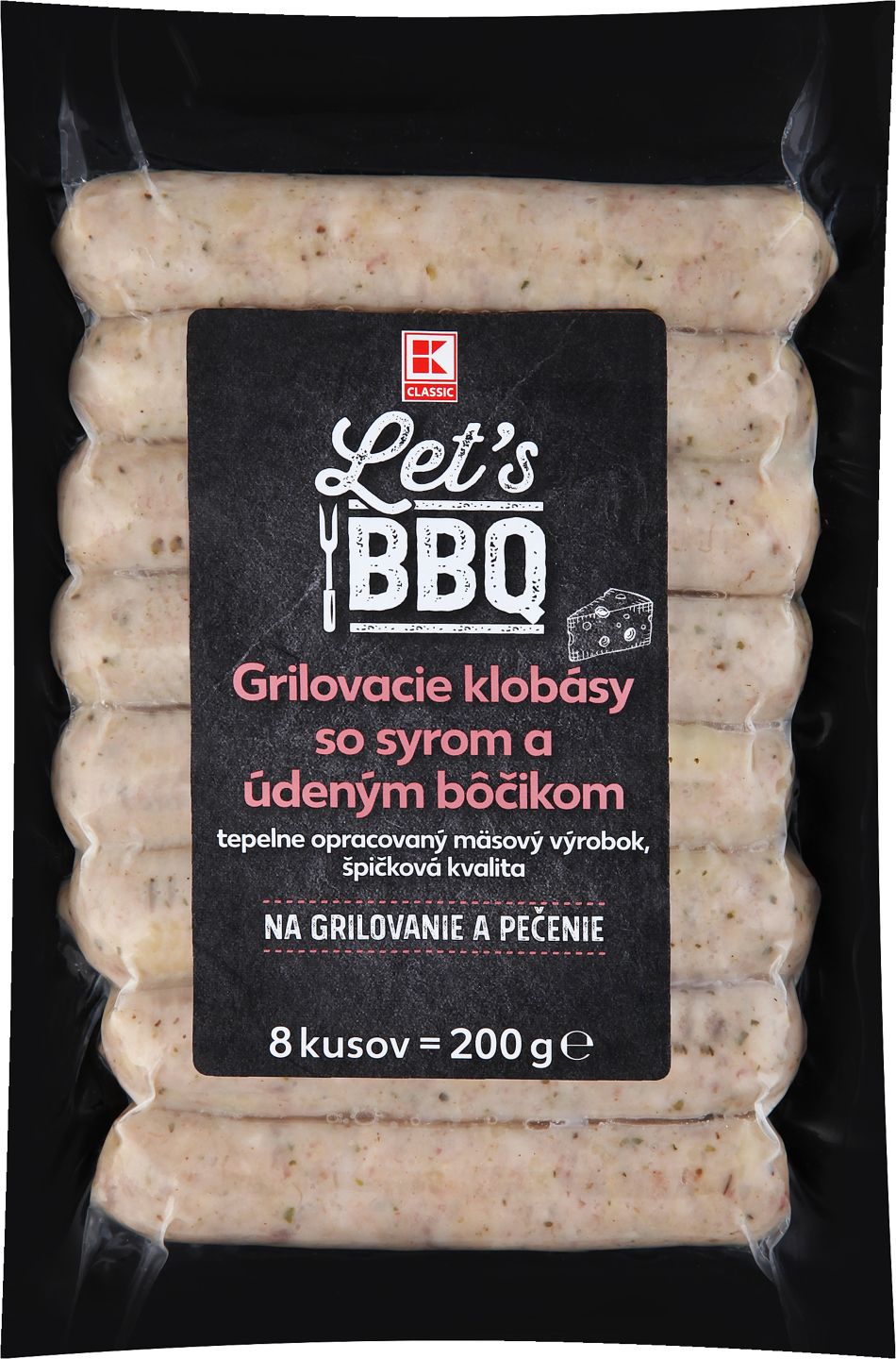 K-Classic Grilovacie klobásy