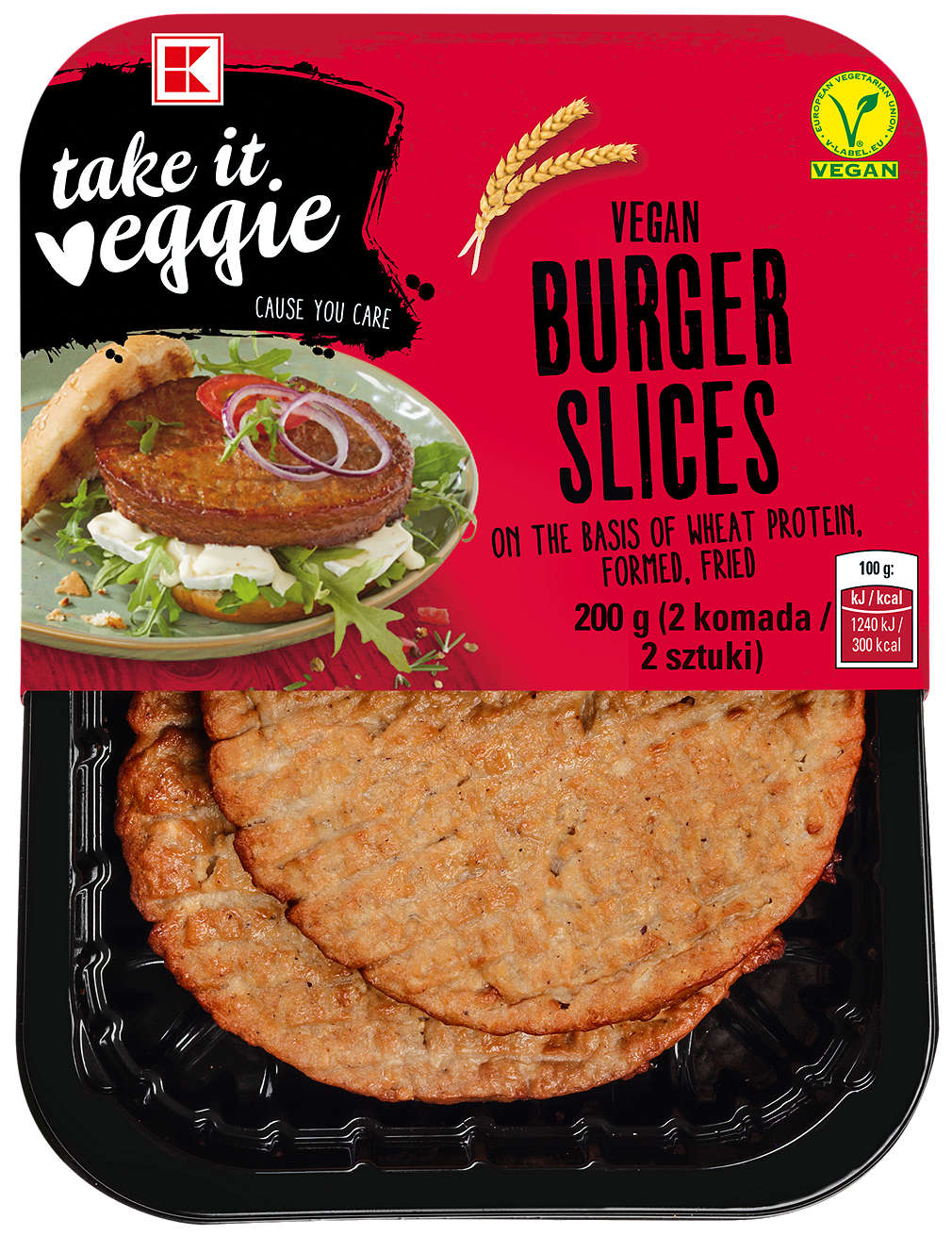 Fotografija ponude K-Take it veggie Veganski burger