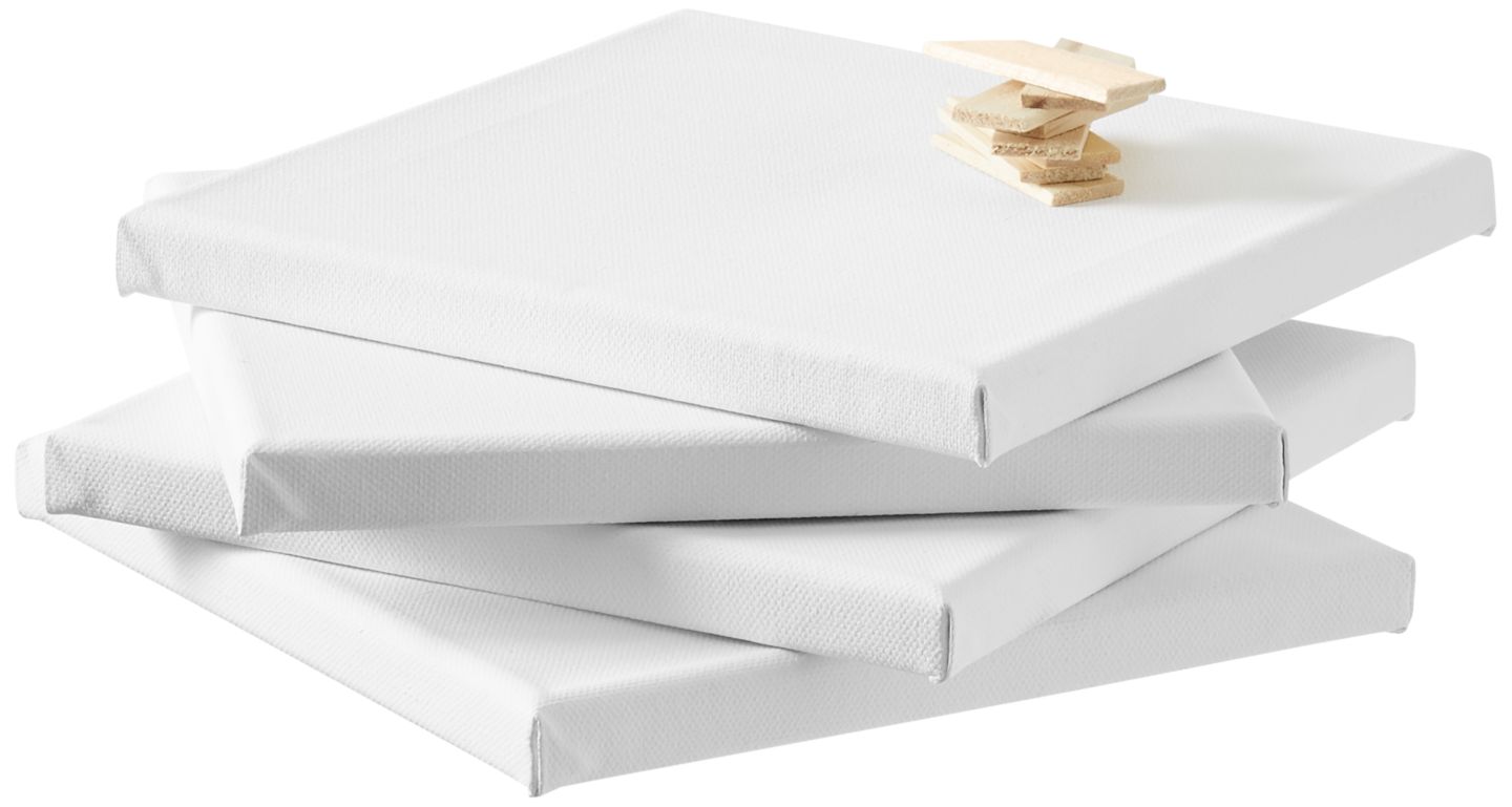 TALENTUS® Canvas-Leinwände je ca. 20 x 20 cm