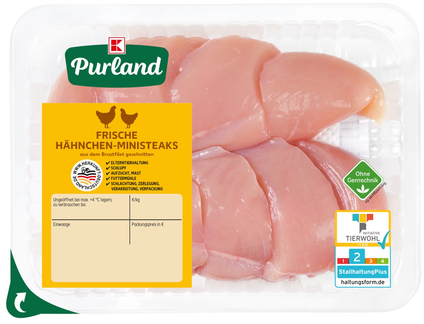 K-PURLAND Hähnchen-Ministeaks