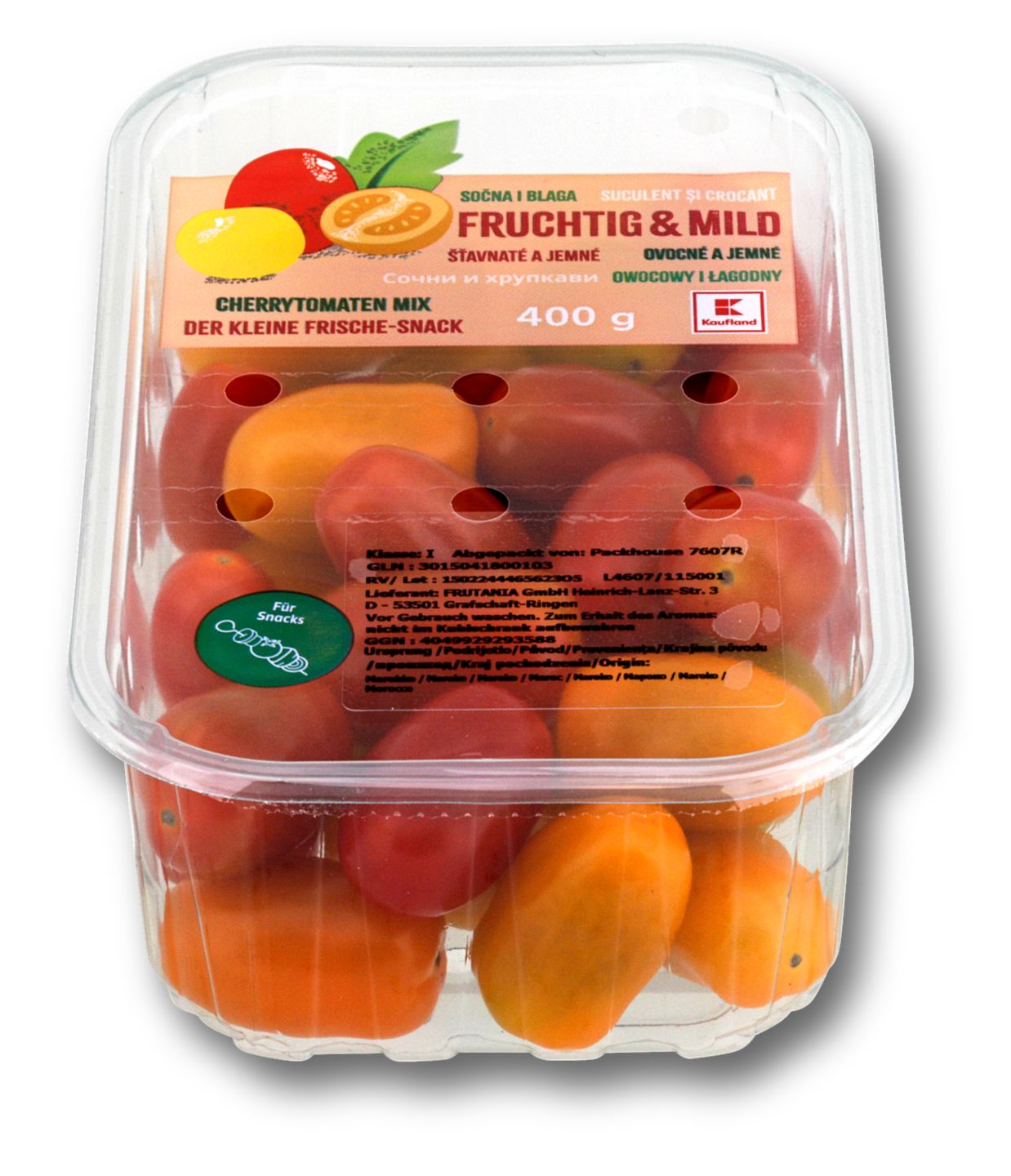 Rajčata Cherry mix 400 g balení