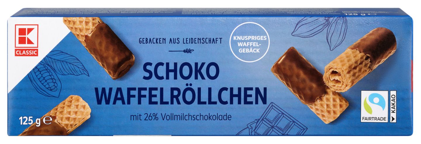 K-CLASSIC Schoko-Röllchen