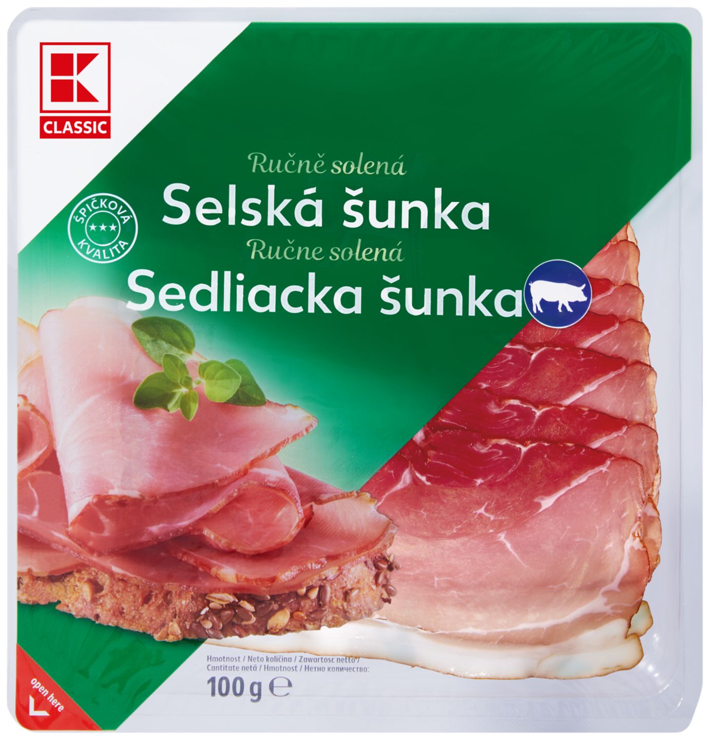 K-CLASSIC Selská šunka