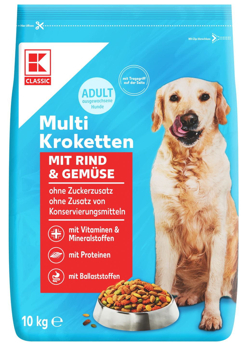 K-CLASSIC Hundenahrung Kroketten