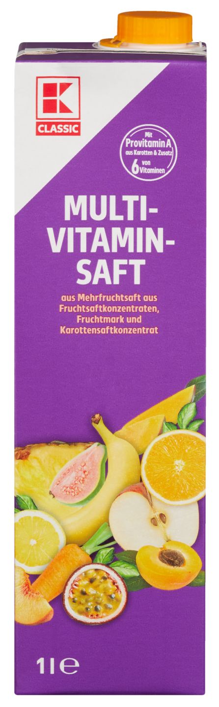 K-Classic Šťáva 100 %
multivitamín
