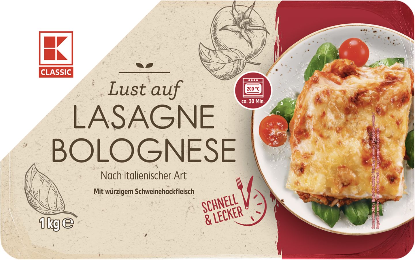 K-Classic Lasagne
Bolognese