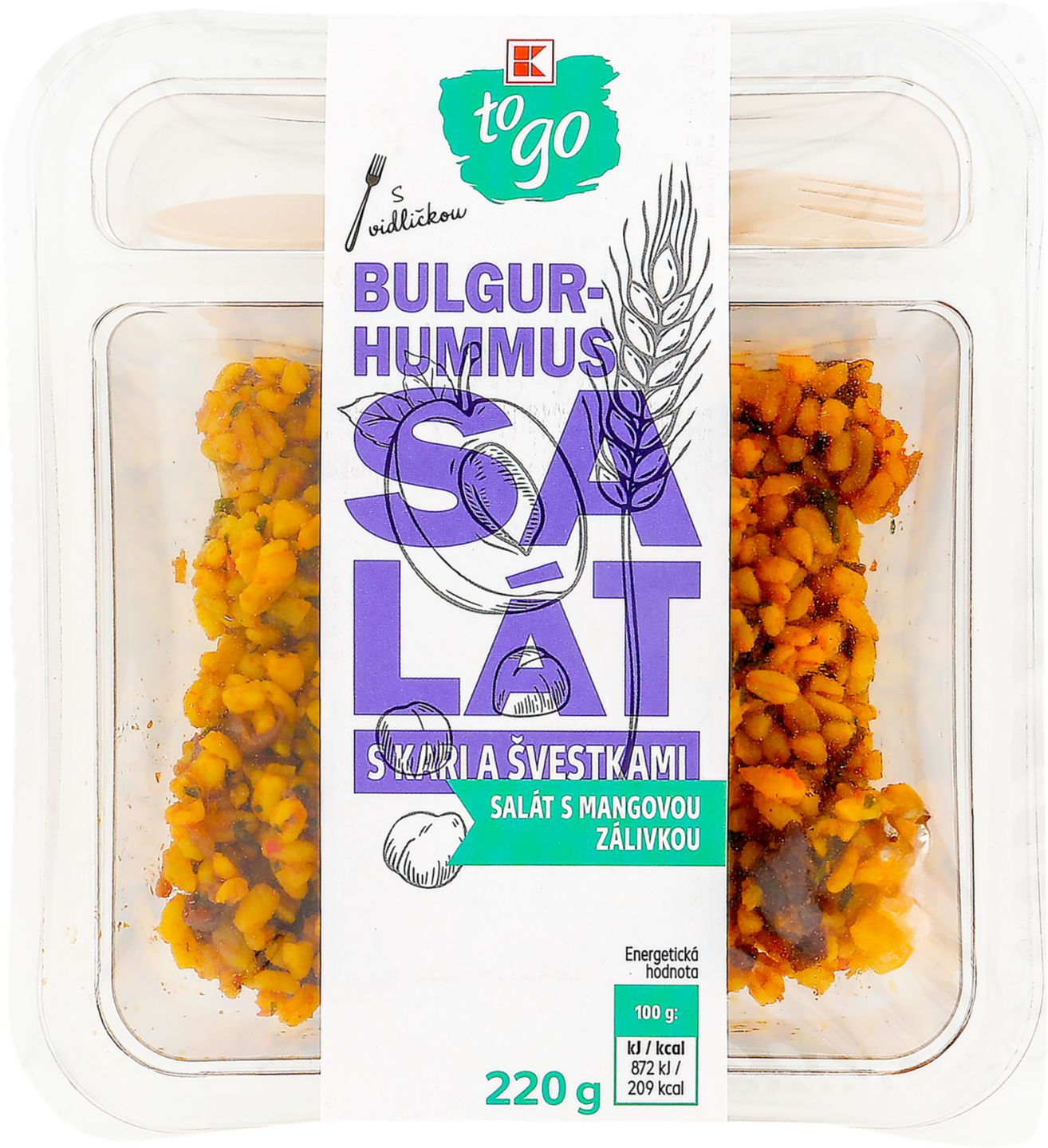 K-To Go Bulgursalát
se švestkou