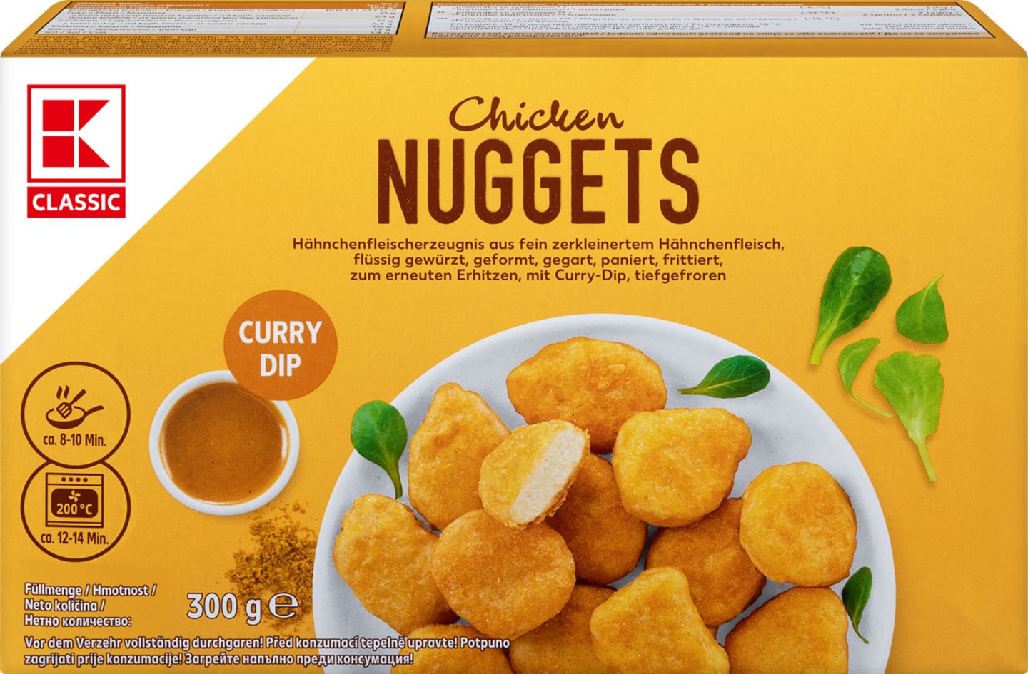 K-Classic Kuřecí nugetky
curry