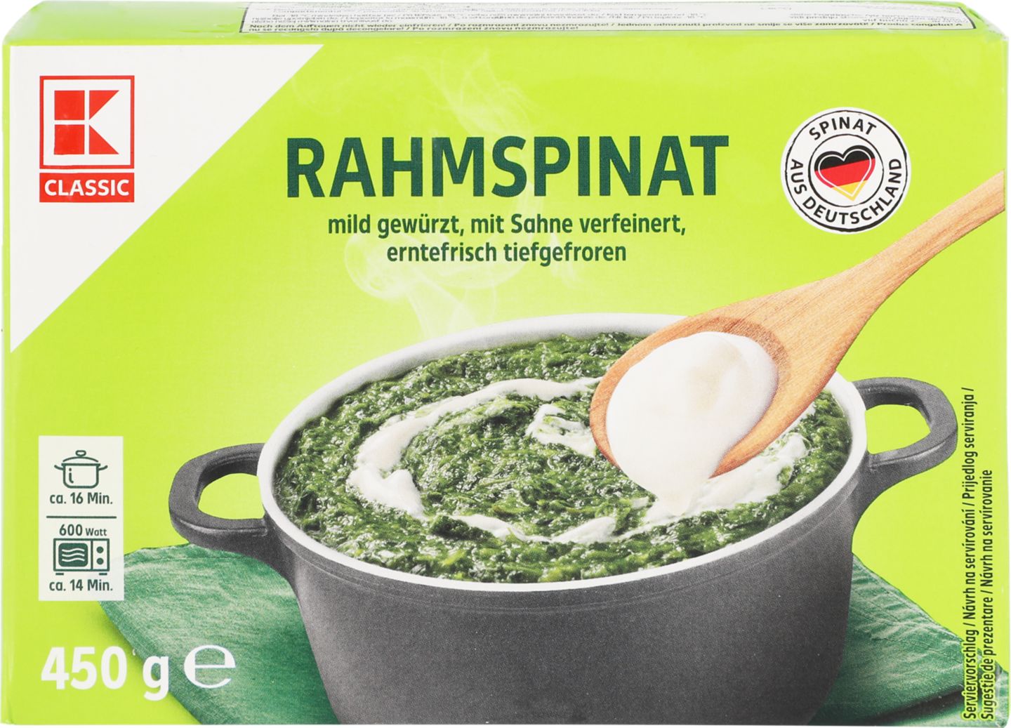 K-Classic Smotanový špenát