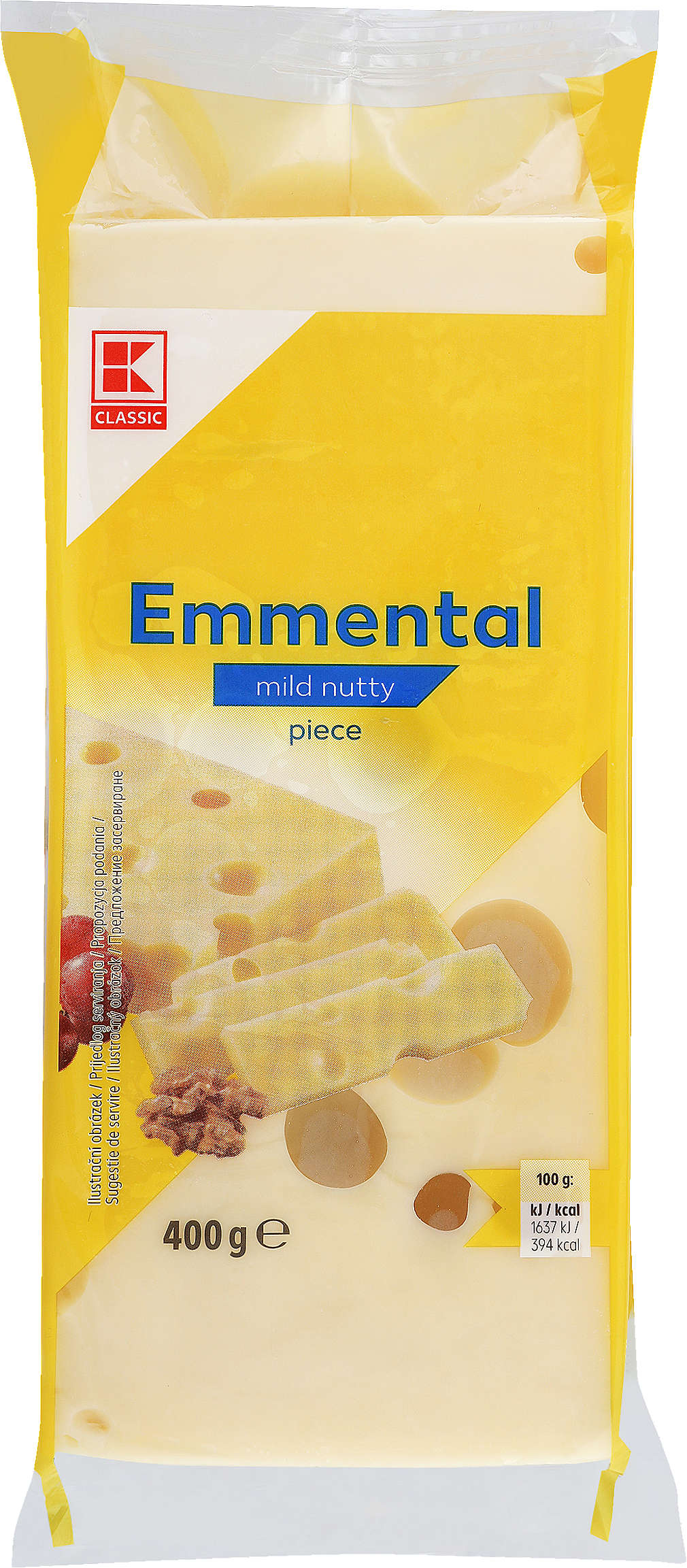 Zobrazenie výrobku K-Classic Emmental Zrejúci syr