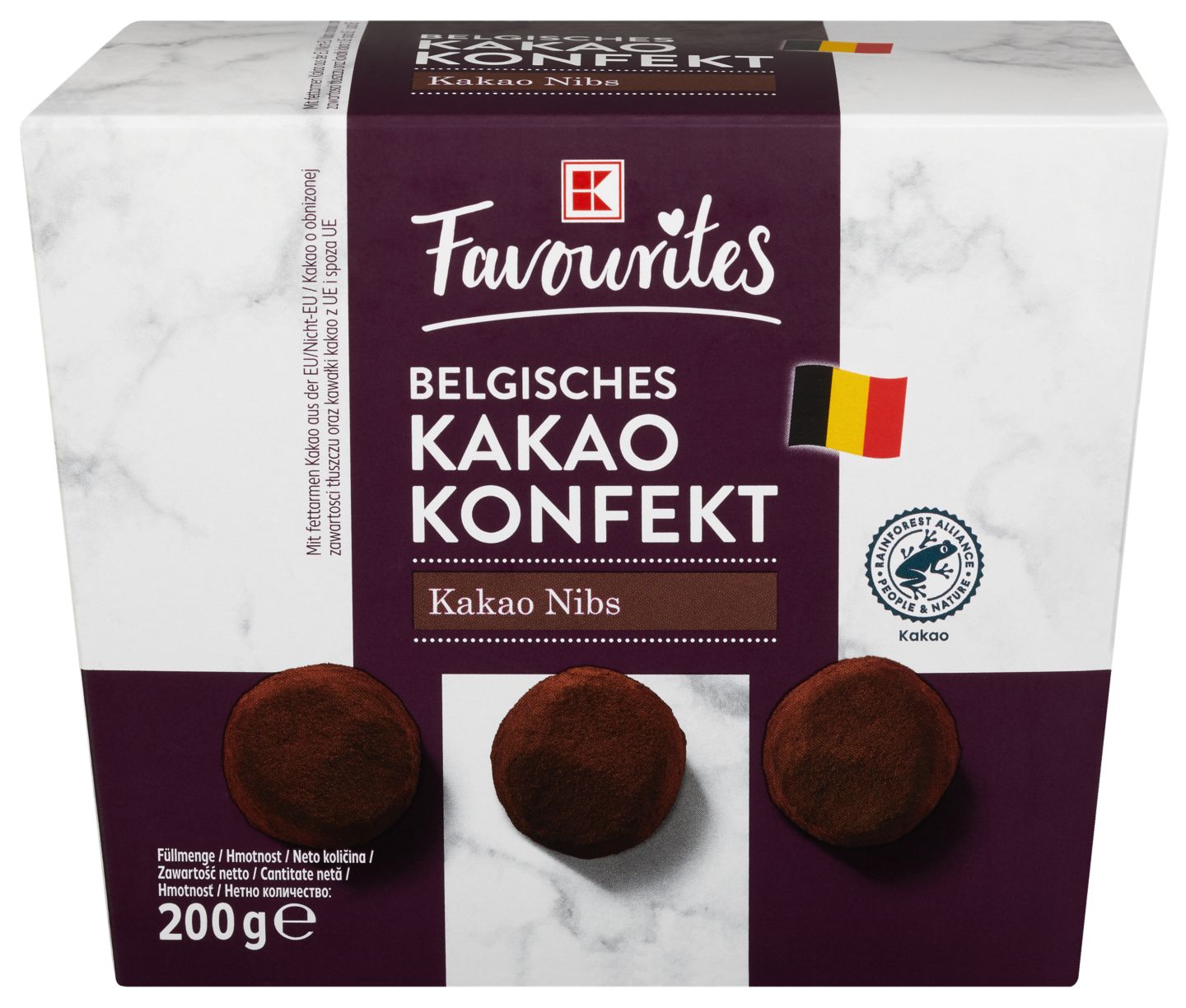 Изображение на K-Favorites Трюфел бонбони
с какао