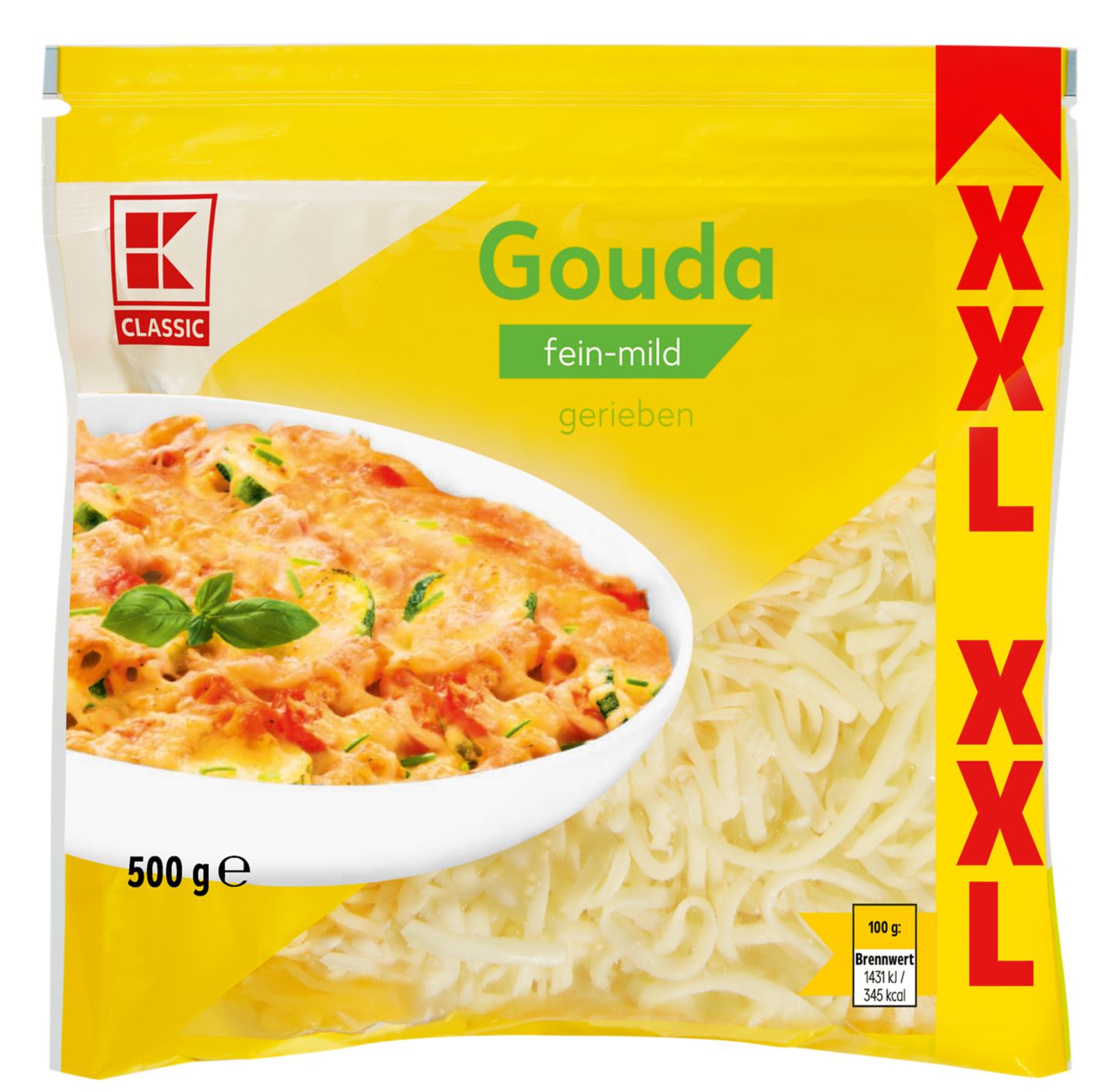 K-Classic Gouda
strouhaný sýr XXL