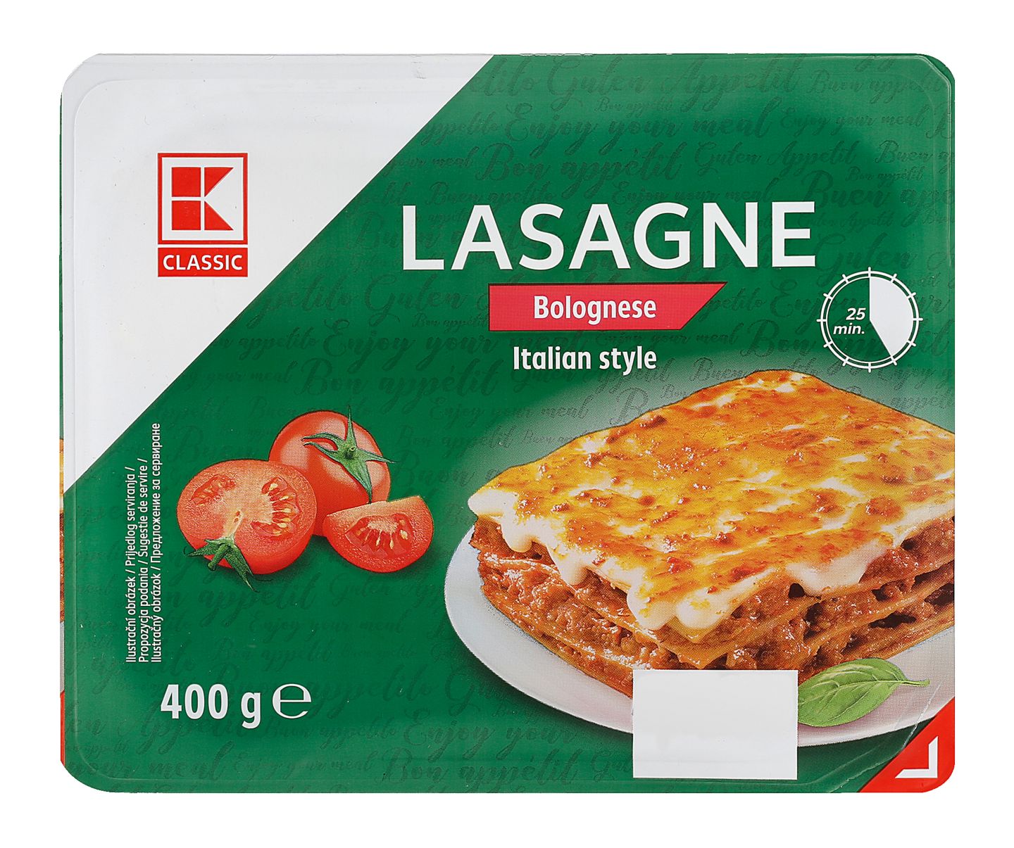 Изображение на K-Classic Лазаня със свинско месо
охладена