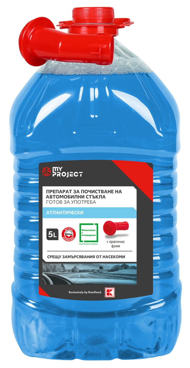 Изображение на MY PROJECT® Лятна течност за чистачки
5 л