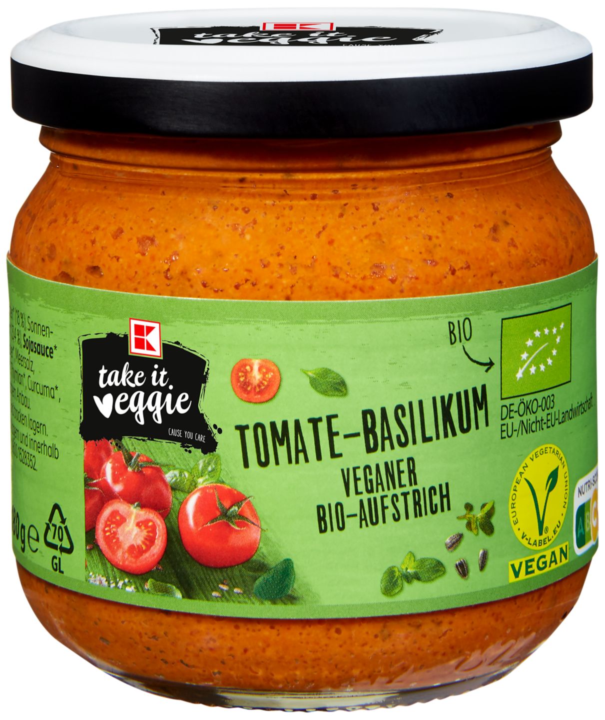 K-TAKE IT VEGGIE Veganer Bio-Brotaufstrich