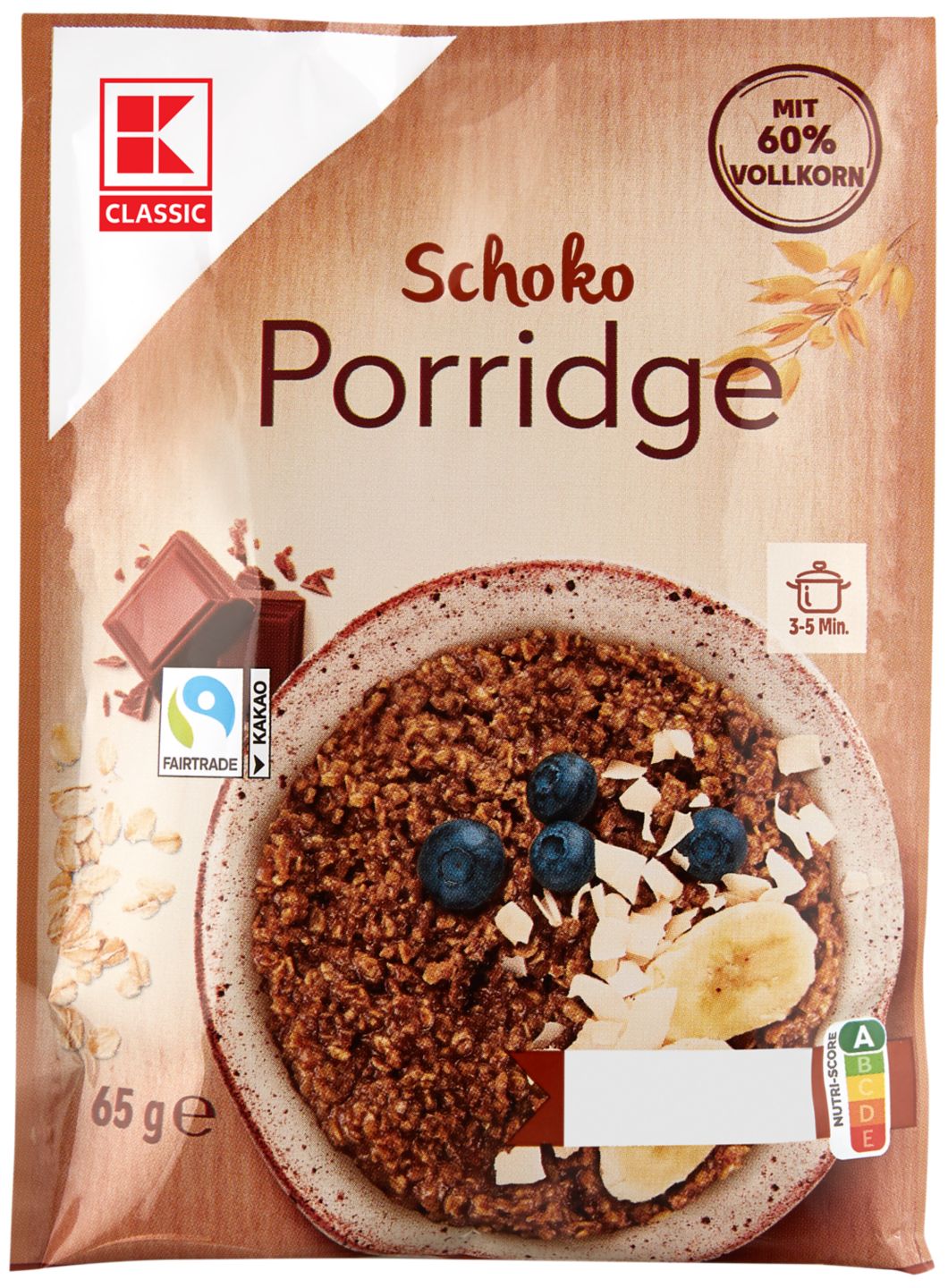 K-Classic Zobena kaša čokolada
MPC 2.5.2025=0,49€