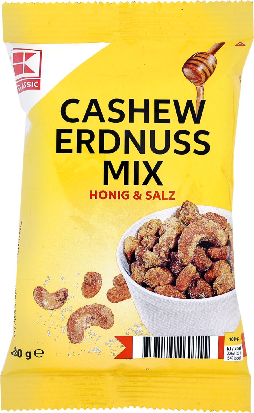K-Classic Mix arašídů a kešu
s medem a solí