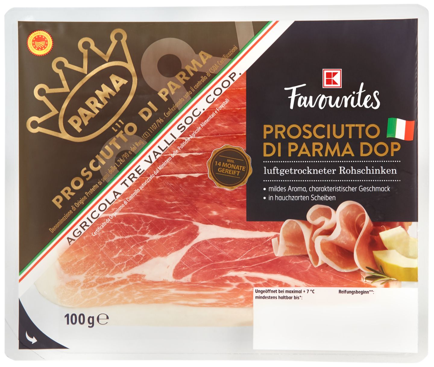 K-FAVOURITES Prosciutto di Parma DOP
