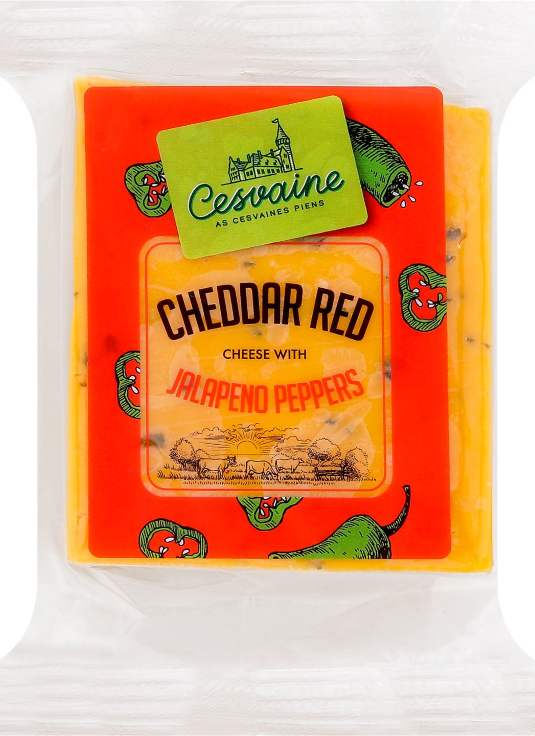 Cheddar Red Jalapenjo
bloček
