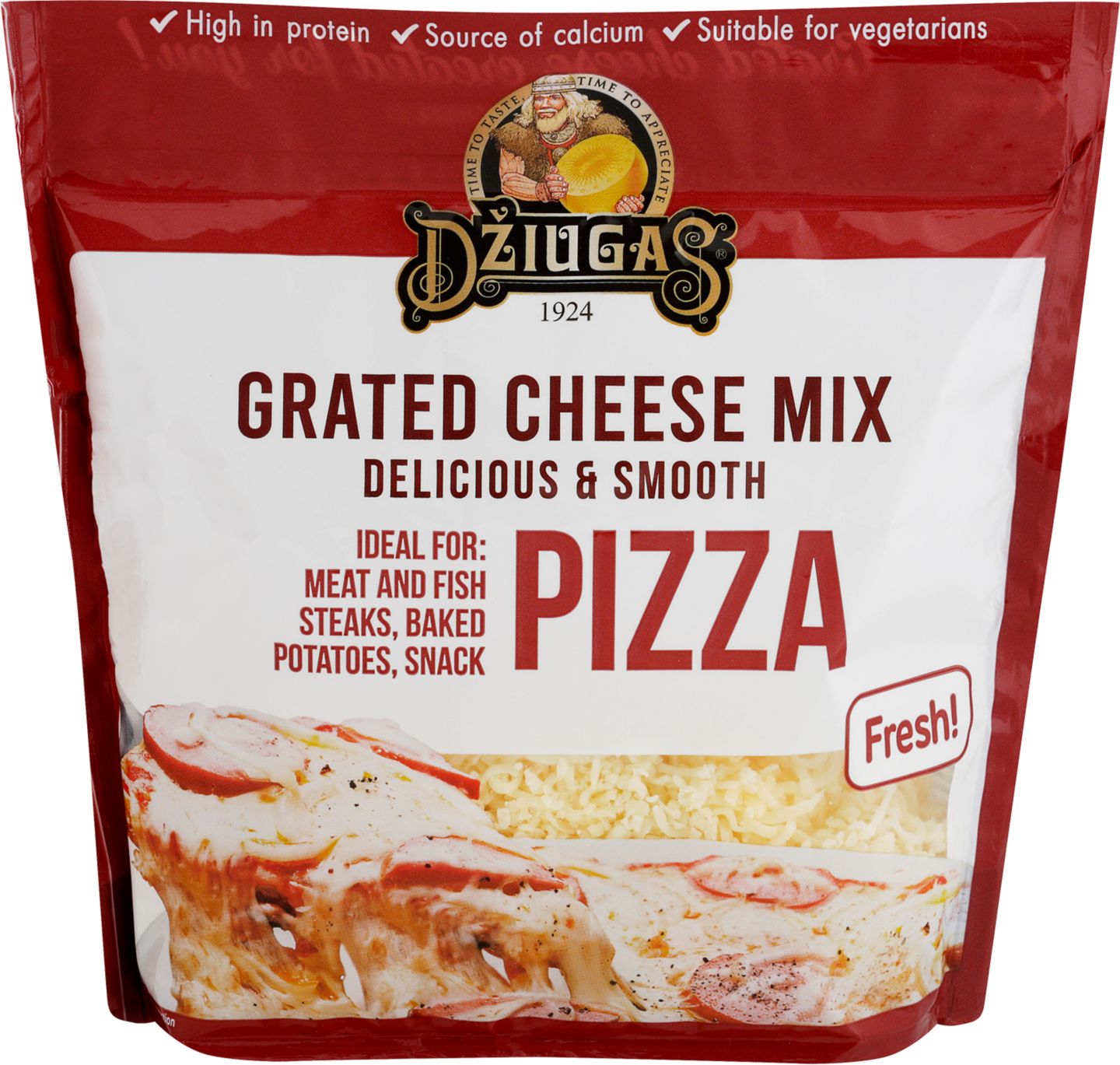 Džiugas MIX strouhaných sýrů
Pizza