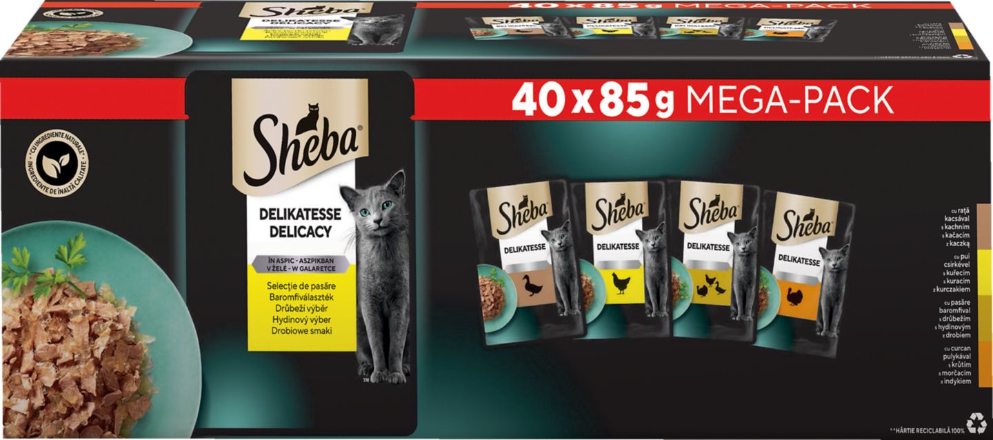 Sheba Kapsičky pre mačky