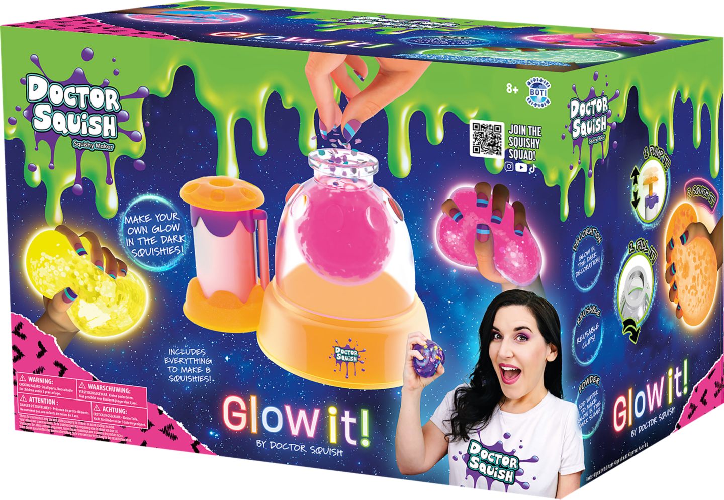 DOCTOR SQUISH Squishy-Maker »Glow it!«