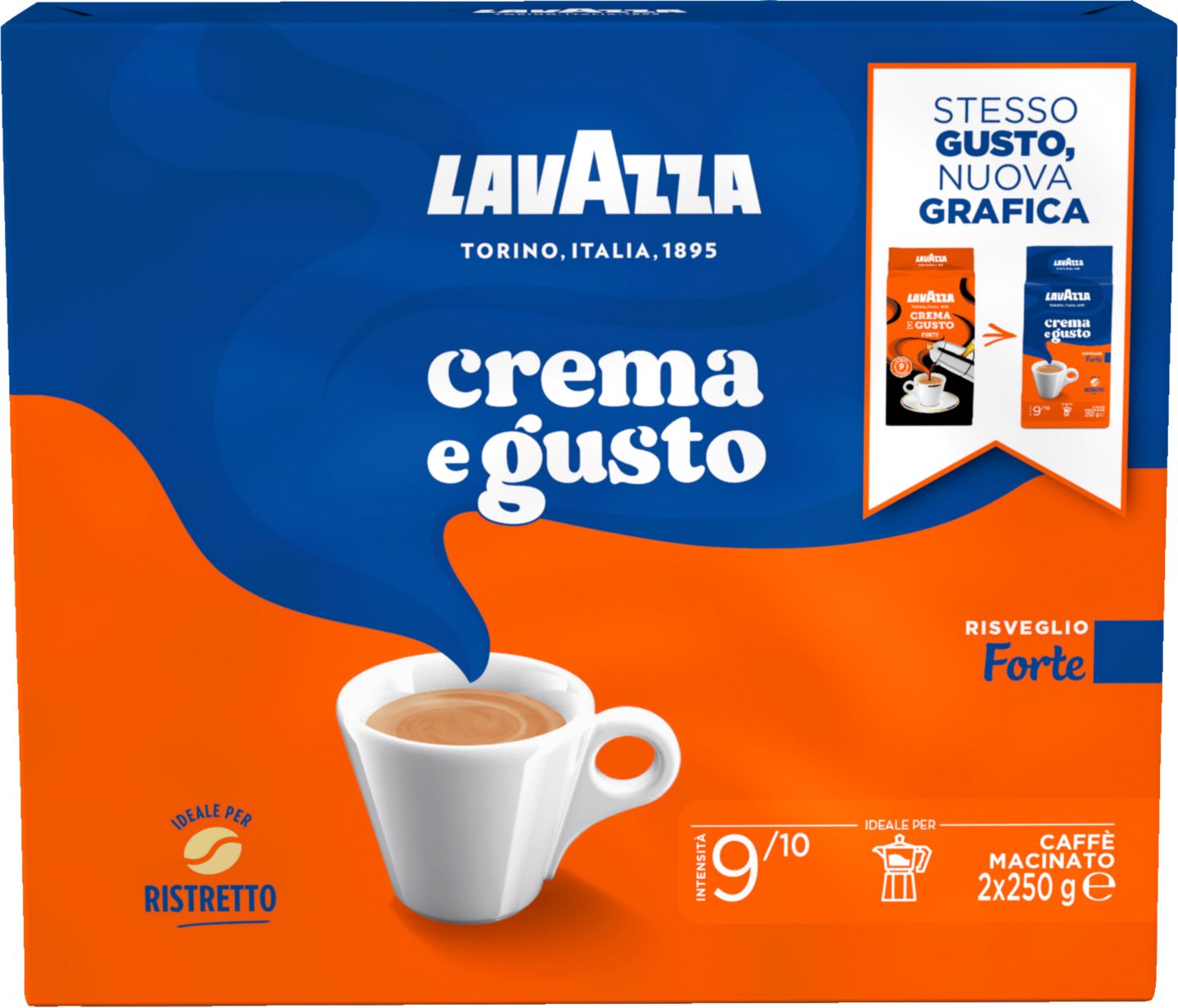 Изображение на Lavazza Мляно кафе
Crema E Gusto Forte